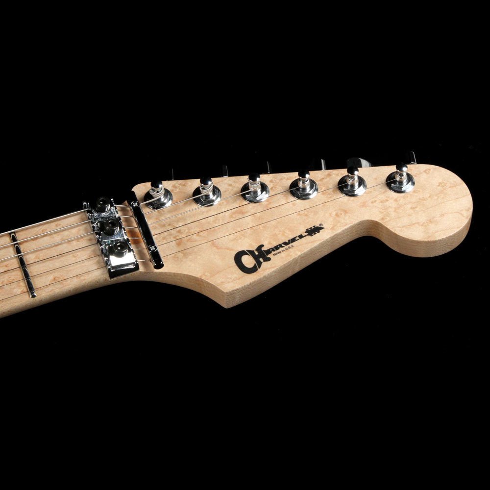 Charvel Custom Shop San Dimas Koa HS Natural Series Electric Guitar Natural Oil Music Zoo Exclusive — 7