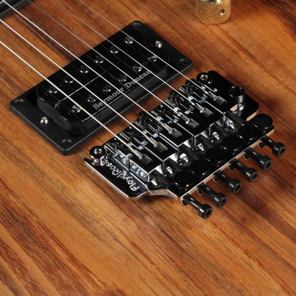 Charvel Custom Shop San Dimas Koa HH Natural Series Electric Guitar Natural Oil Music Zoo Exclusive — 4
