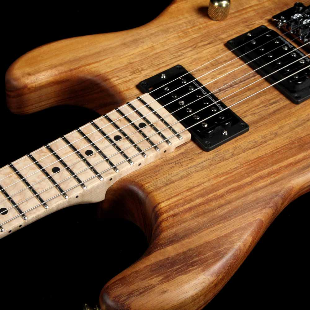 Charvel Custom Shop San Dimas Koa HH Natural Series Electric Guitar Natural Oil Music Zoo Exclusive — 5