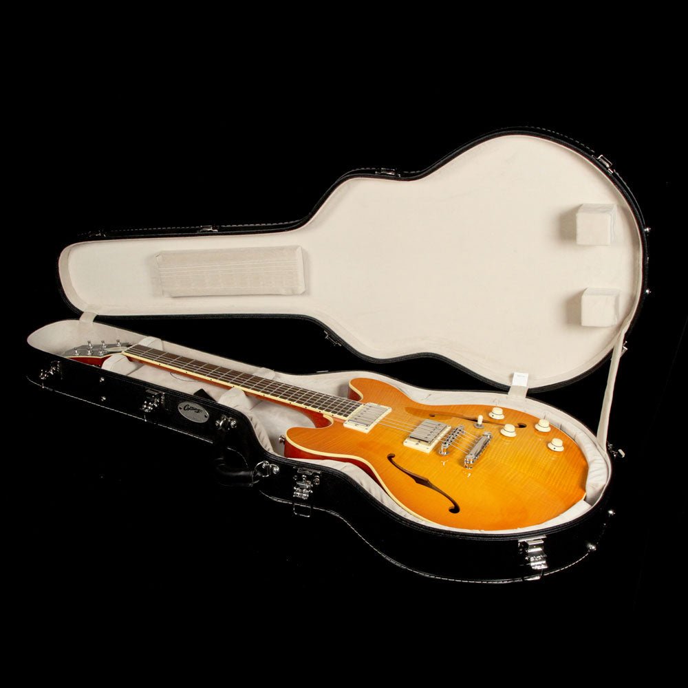 Collings I-35 Deluxe Semi-Hollowbody Tangerine Burst — 9