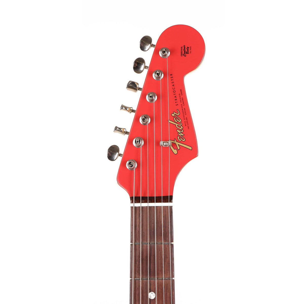 Fender Custom Shop 1965 Stratocaster Fiesta Red Lipstick Pickups Matching Headstock 2010 — 11