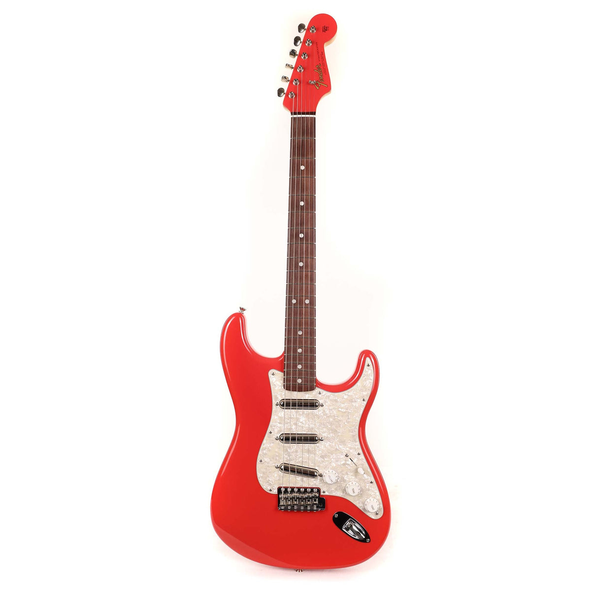Fender Custom Shop 1965 Stratocaster Fiesta Red Lipstick Pickups Matching Headstock 2010 — 2