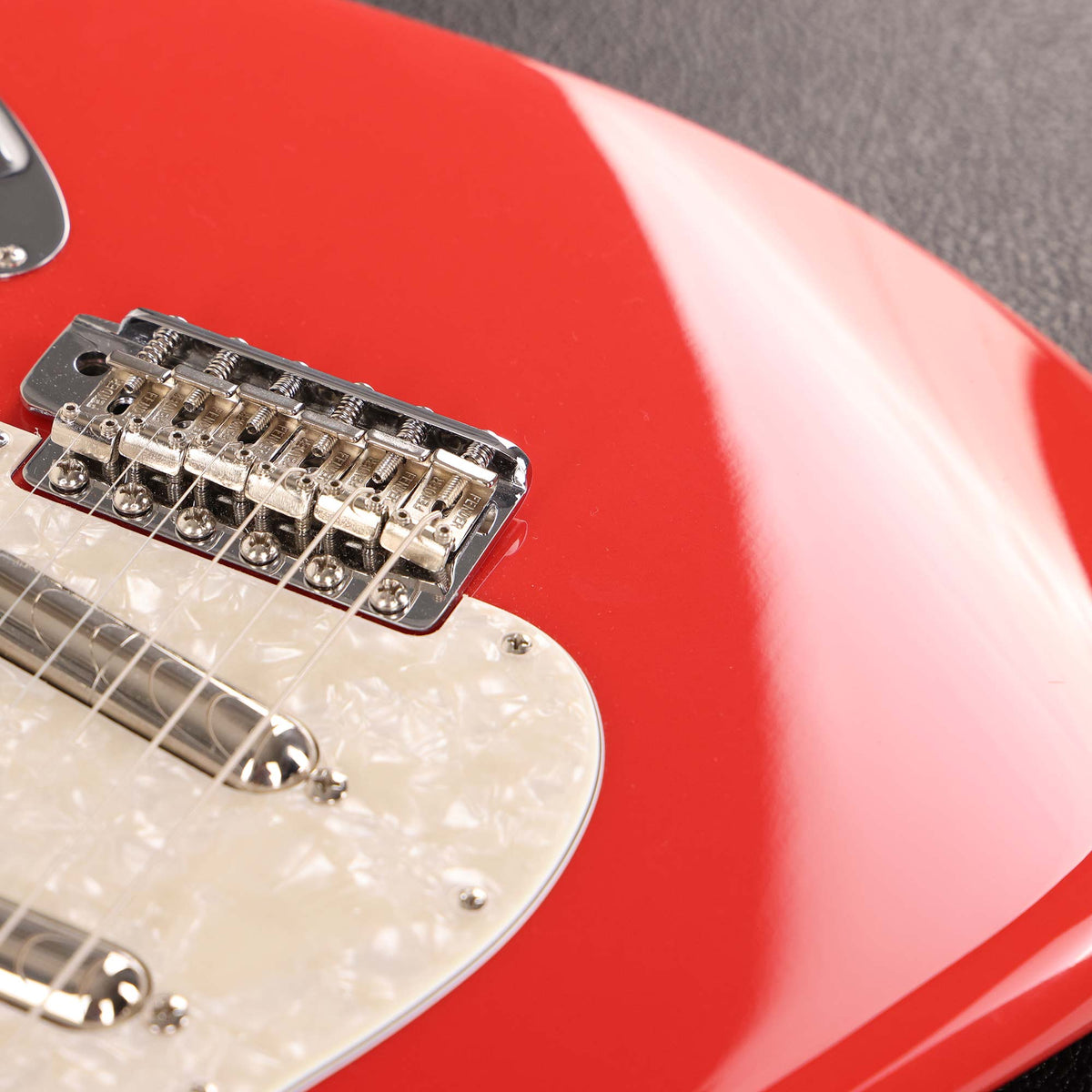 Fender Custom Shop 1965 Stratocaster Fiesta Red Lipstick Pickups Matching Headstock 2010 — 7