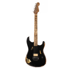 Fender Custom Shop ZF Strat Heavy Relic Black | The Music Zoo