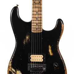 Fender Custom Shop ZF Strat Heavy Relic Black | The Music Zoo
