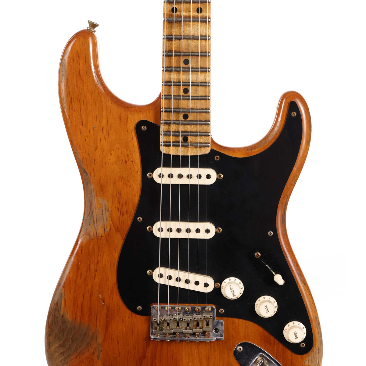 Fender Custom Shop 1956 Stratocaster Relic Roasted Pine Natural 2020 — 4