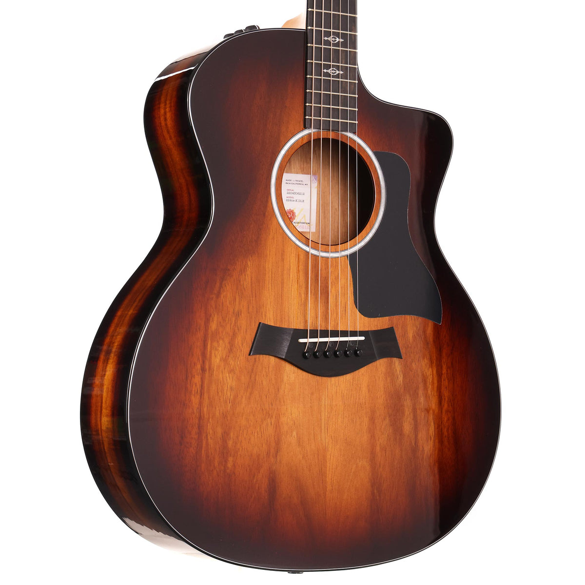 Taylor 224ce-K DLX Koa Acoustic-Electric Shaded Edgeburst — 1