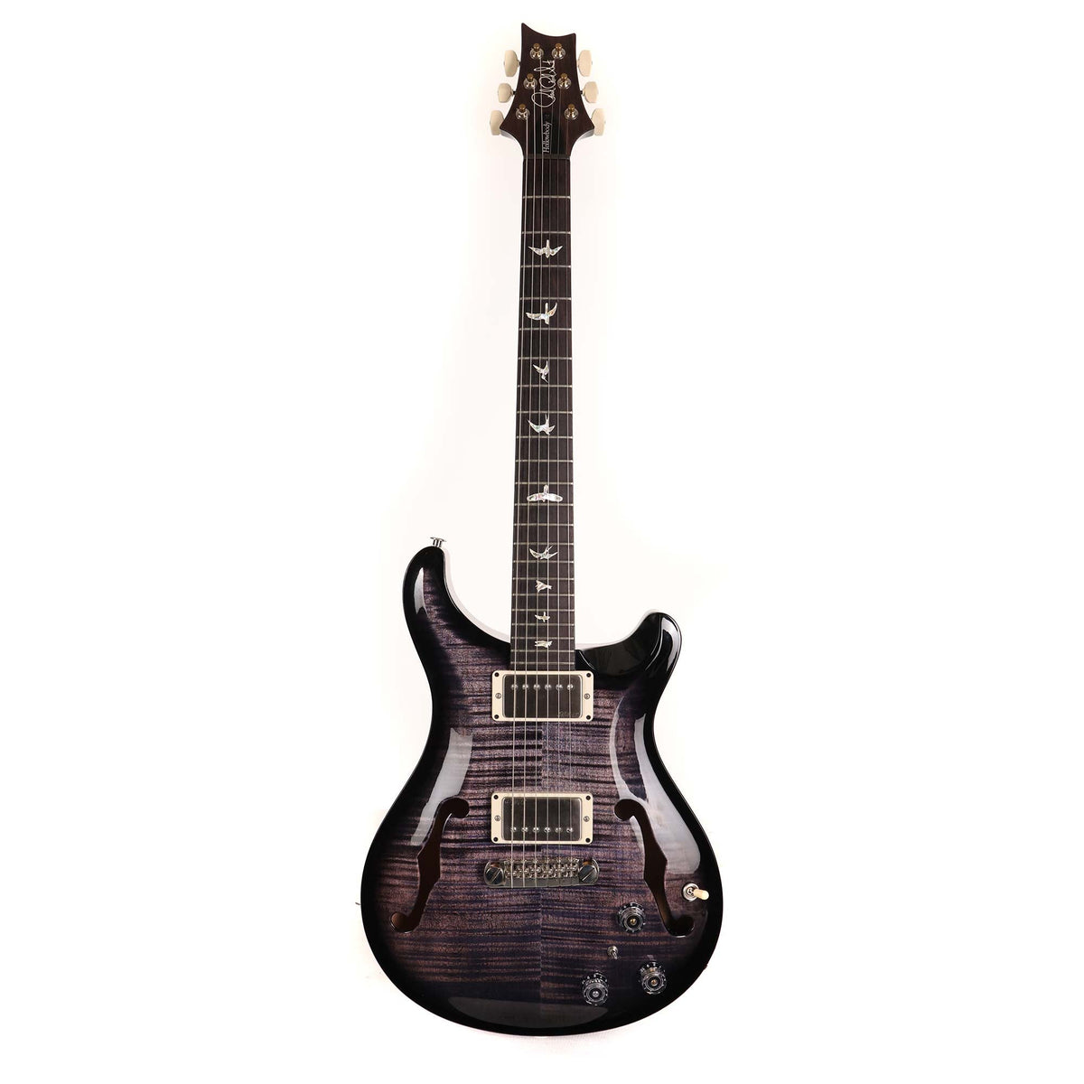PRS Hollowbody II Piezo Purple Mist Wraparound Smokeburst 2025 — 2