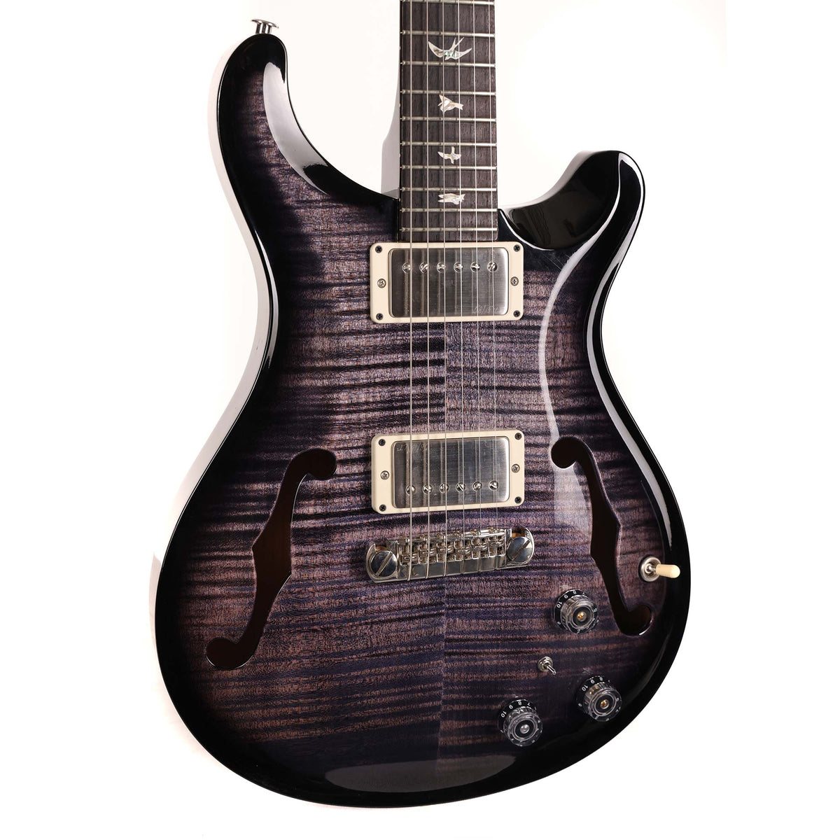 PRS Hollowbody II Piezo Purple Mist Wraparound Smokeburst 2025 — 5