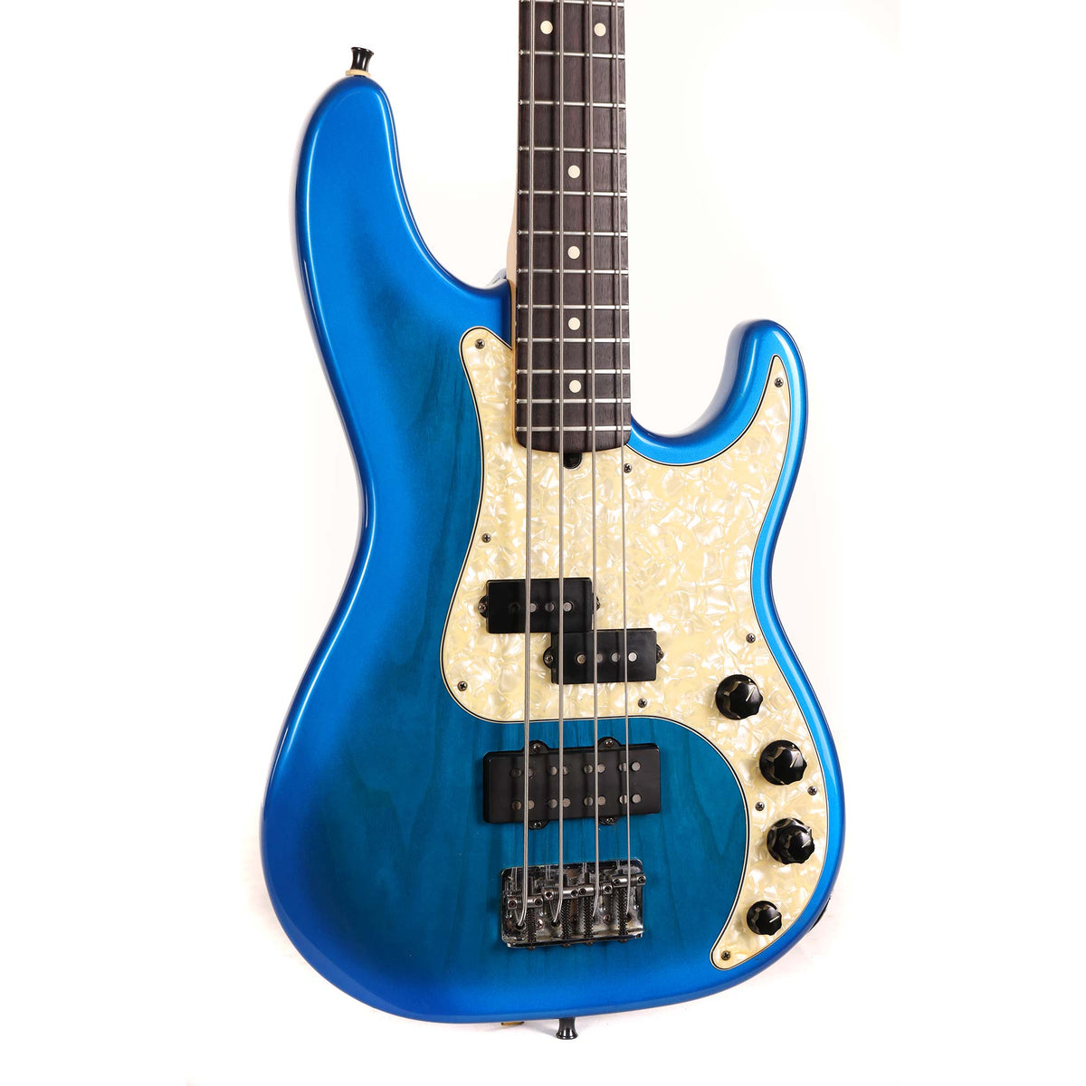 1998 Fender Precision Bass Deluxe Blue Burst — 5
