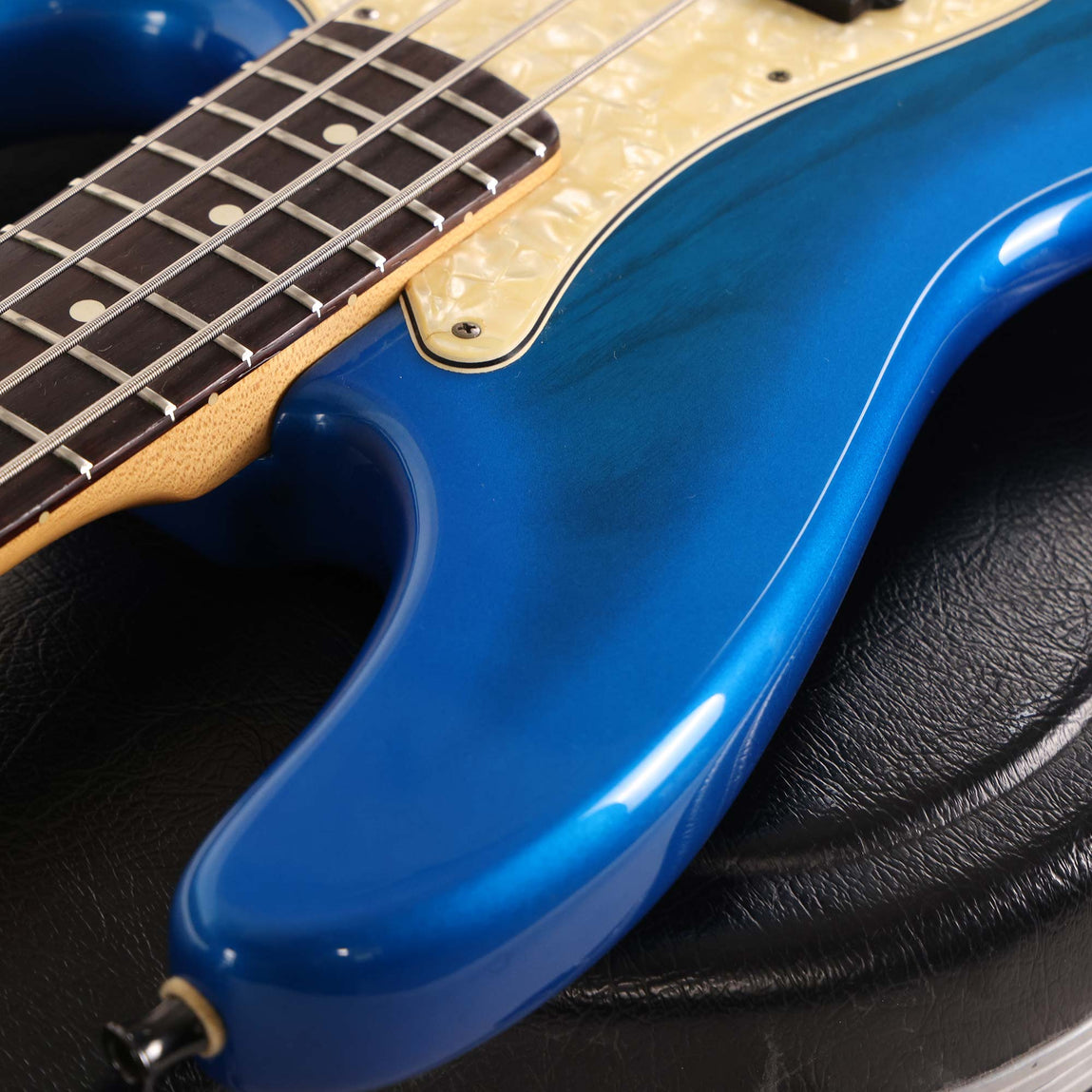1998 Fender Precision Bass Deluxe Blue Burst | The Music Zoo