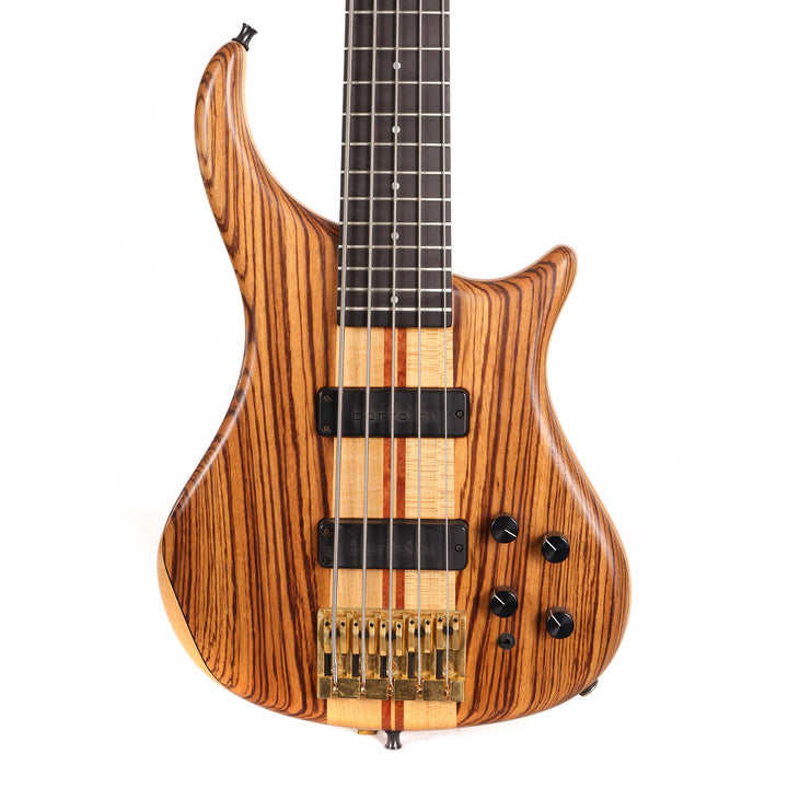 1999 Pedulla ET5 Thunder Bass Zebrawood