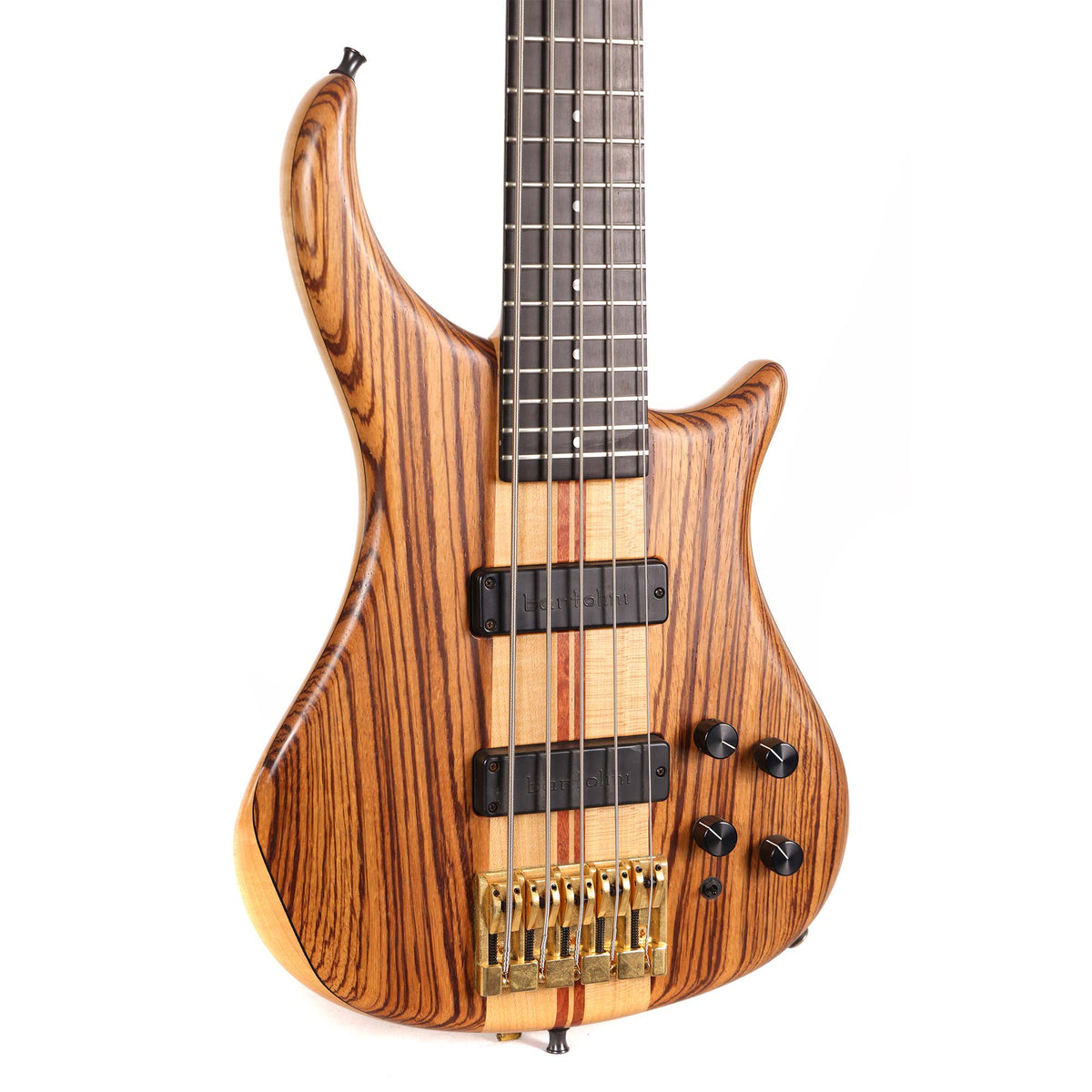 1999 Pedulla ET5 Thunder Bass Zebrawood — 5