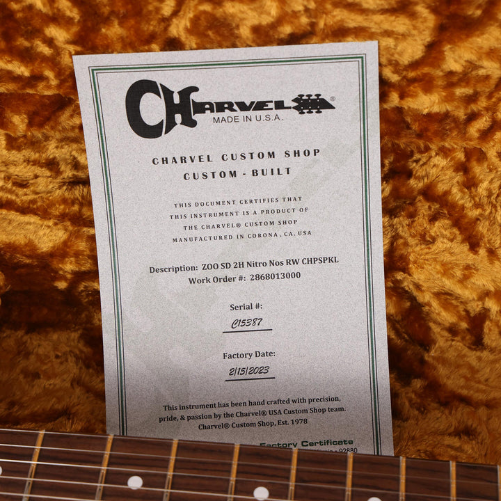 Charvel Custom Shop San Dimas NOS Nitro Champagne Sparkle