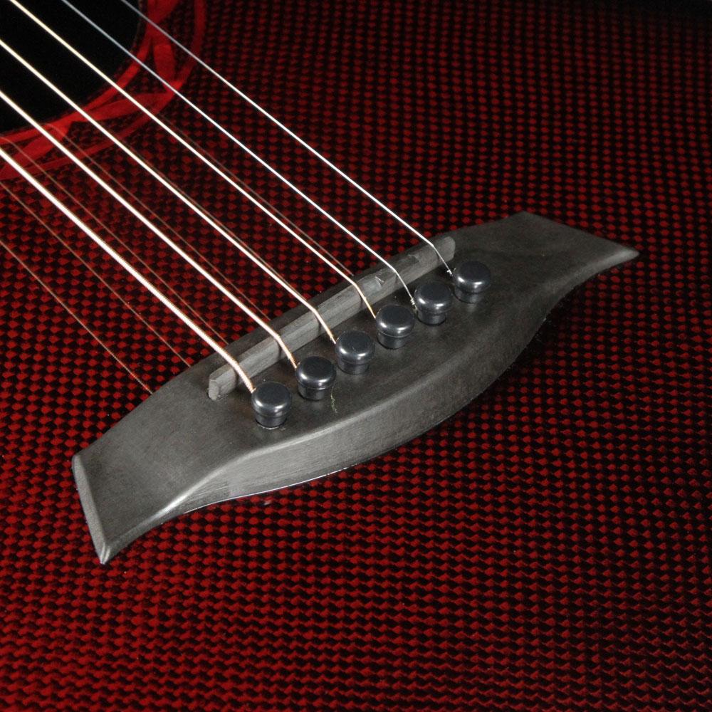 Composite Acoustics The GX ELE Narrow Neck Acoustic Wine Red — 5