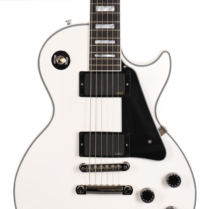 Gibson Custom Shop Les Paul Custom Made 2 Measure Alpine White with EMGs 2025