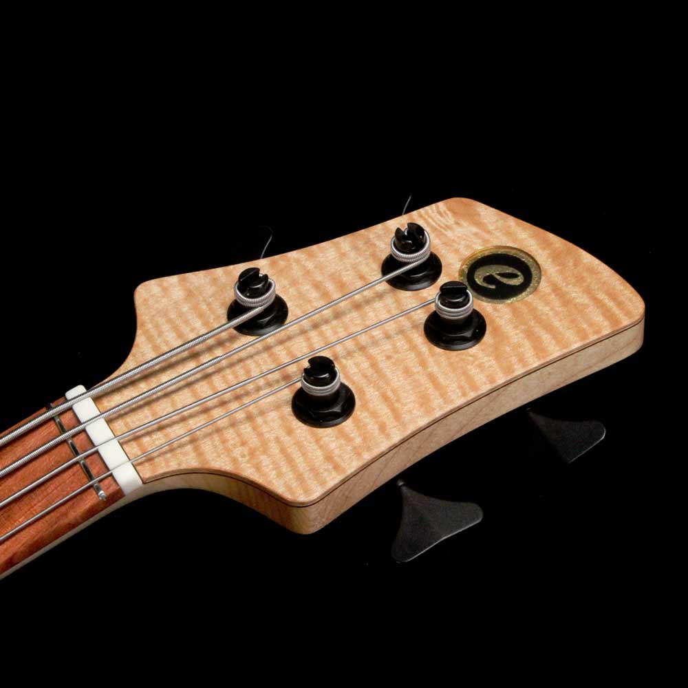 Elrick eVolution Gold Series 4-String Bass Flame Maple Top Natural — 4