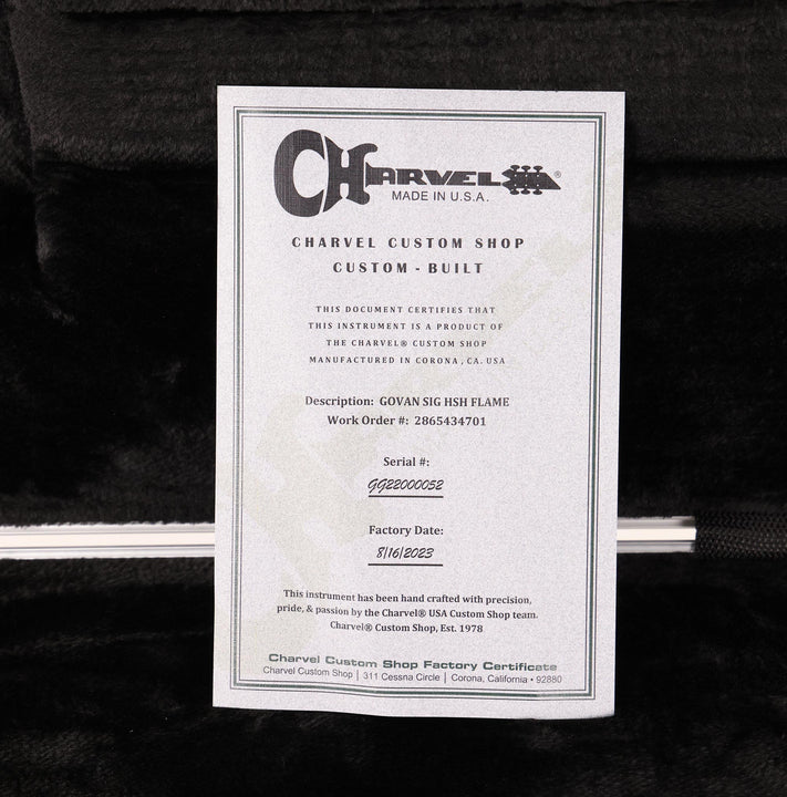 Charvel Guthrie Govan Signature HSH Flame Top Natural