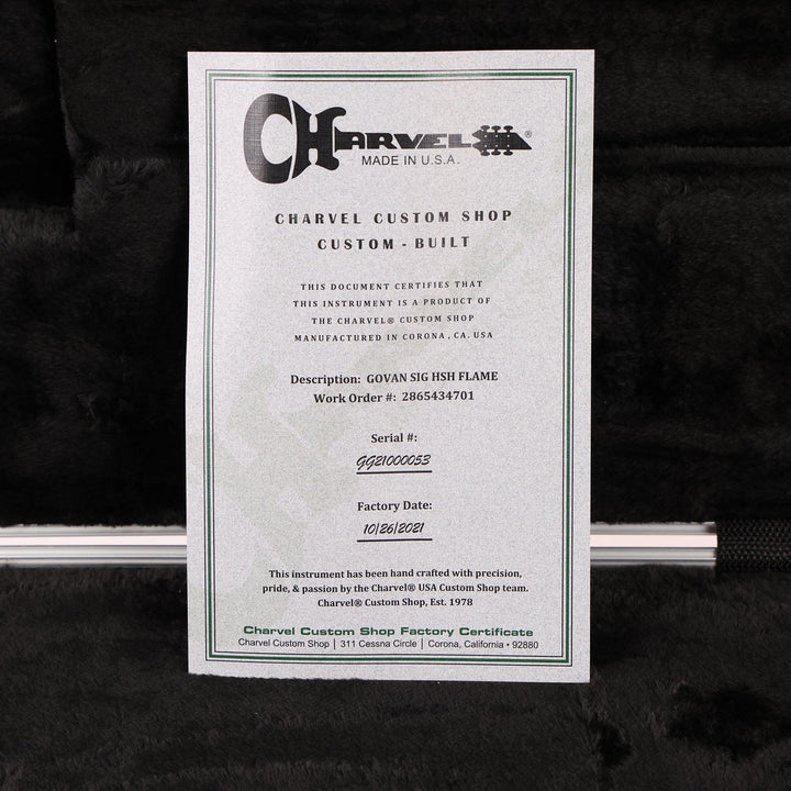 Charvel Guthrie Govan Signature HSH Flame Top Natural Used