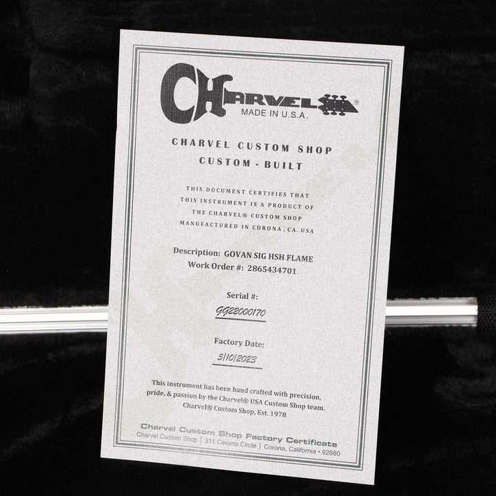 Charvel Guthrie Govan Signature HSH Flame Top Natural
