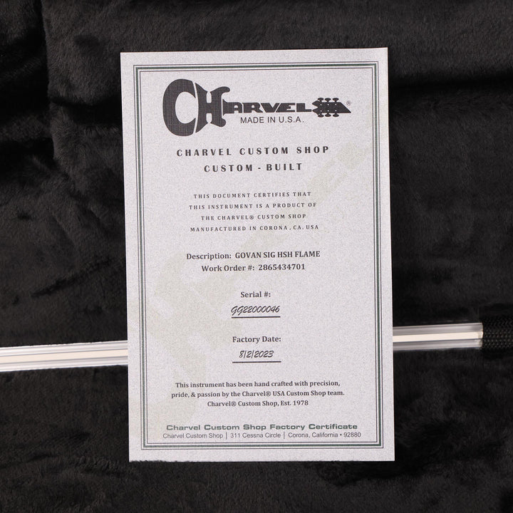 Charvel Guthrie Govan Signature HSH Flame Top Natural