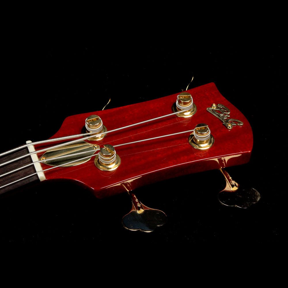 B&G Guitars Big Sister Bass Guitar Transparent Red — 4
