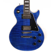 Gibson Custom Shop Les Paul Custom Figured Trans Blue Gloss 2023