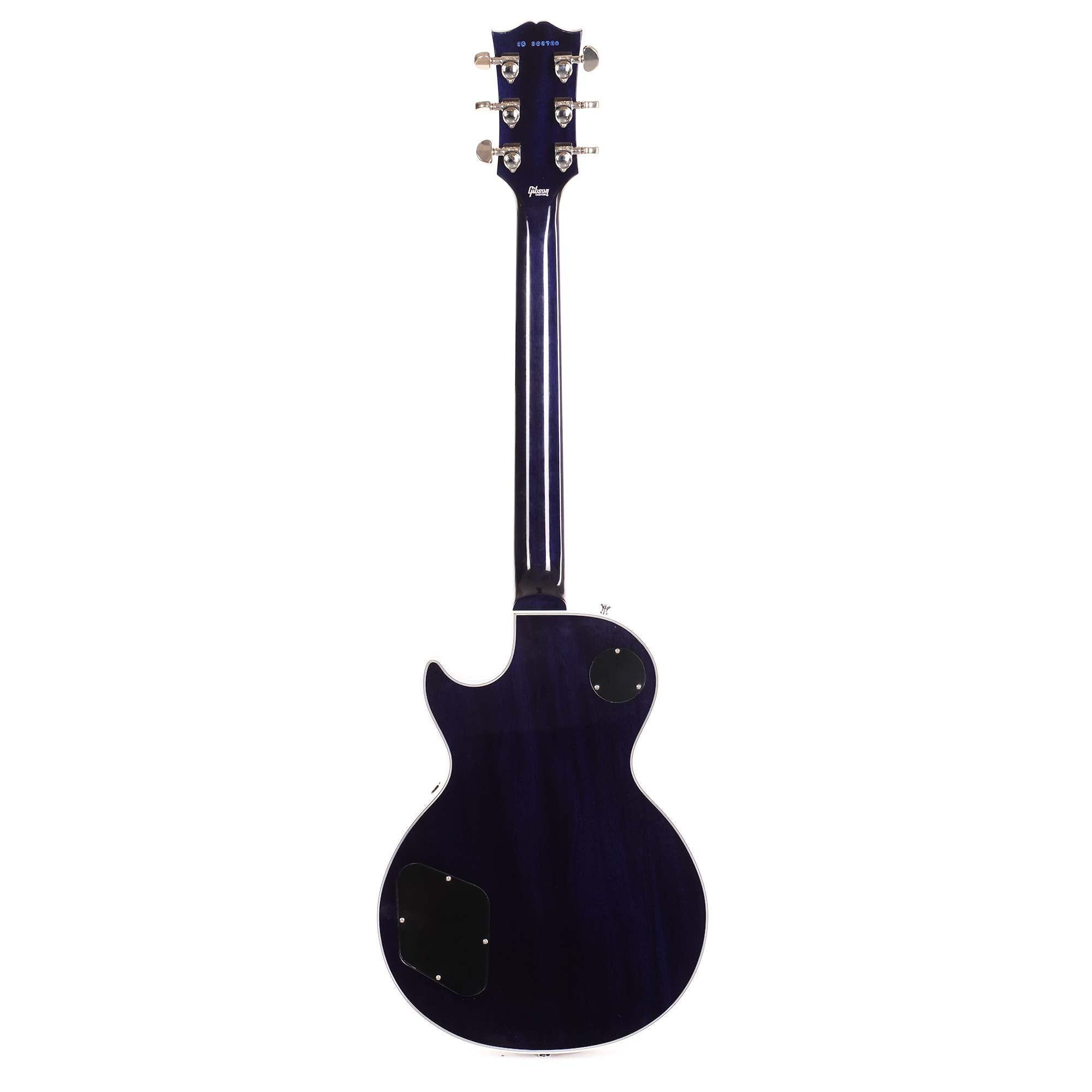 Gibson Custom Shop Les Paul Custom Figured Trans Blue Gloss 2023
