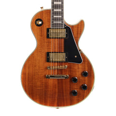 Epiphone Les Paul Custom Koa Top Natural 2021 | The Music Zoo