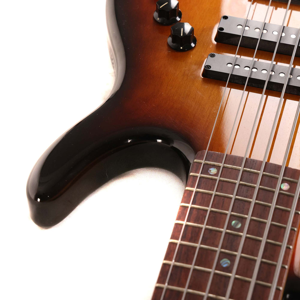 New York Bass Works 6-String Bass Sunburst Used — 10