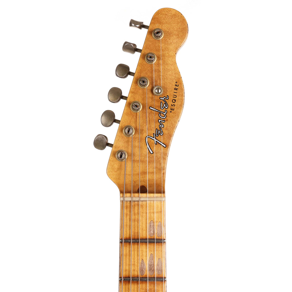 Fender Custom Shop Double Esquire Special Relic Aged Silver Sparkle and Black 2025 — 13