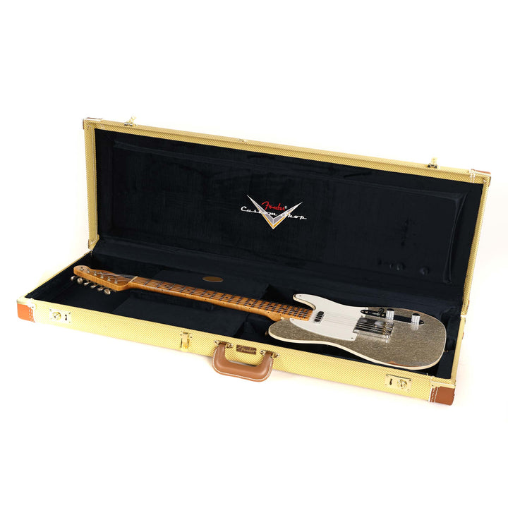 Fender Custom Shop Double Esquire Special Relic Aged Silver Sparkle and Black 2025