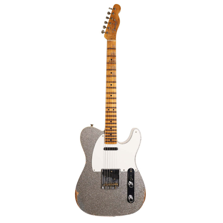 Fender Custom Shop Double Esquire Special Relic Aged Silver Sparkle and Black 2025