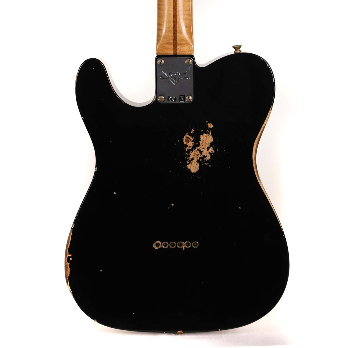 Fender Custom Shop Double Esquire Special Relic Aged Silver Sparkle and Black 2025 — 6