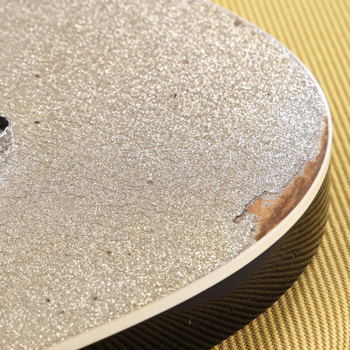 Fender Custom Shop Double Esquire Special Relic Aged Silver Sparkle and Black 2025