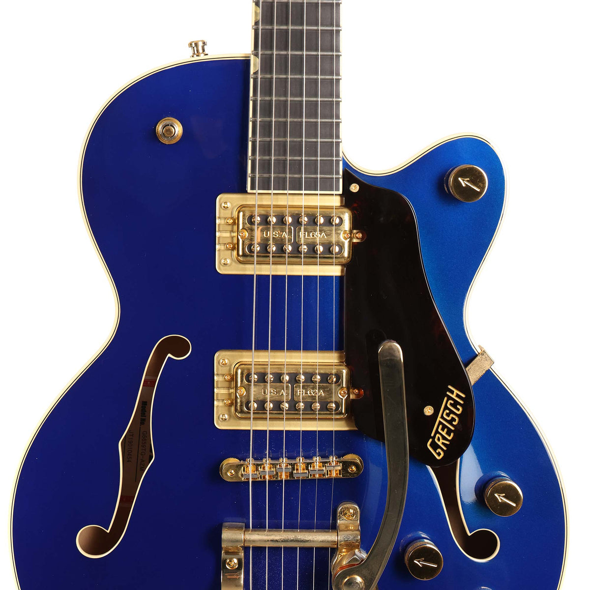 Gretsch Professional G6659TG Players Edition Broadkaster Jr. Azure Metallic 2018 — 4