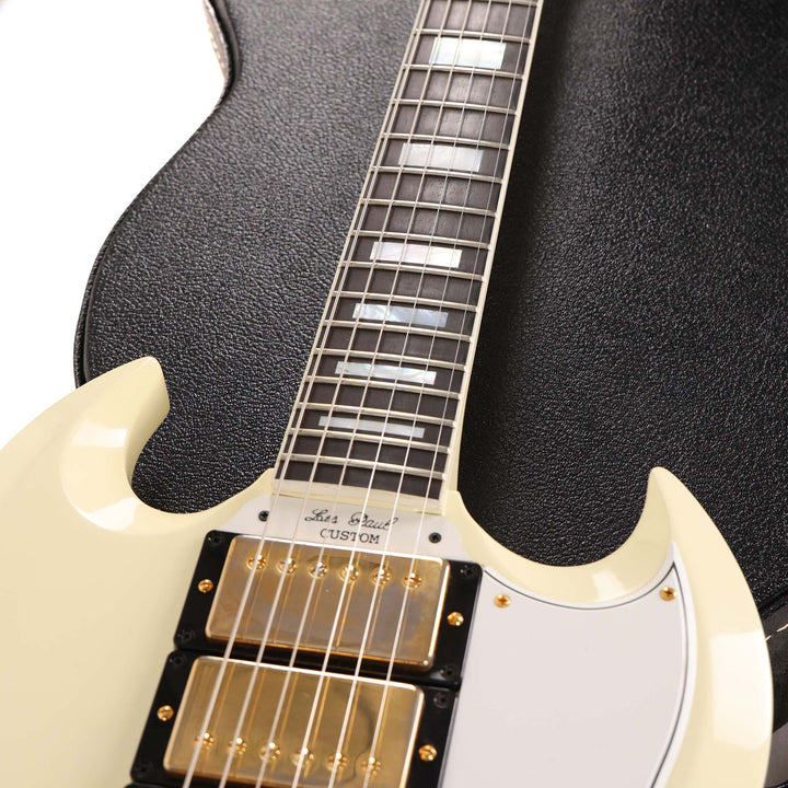 Gibson Custom Shop 1961 SG Custom Stopbar VOS Classic White 2021