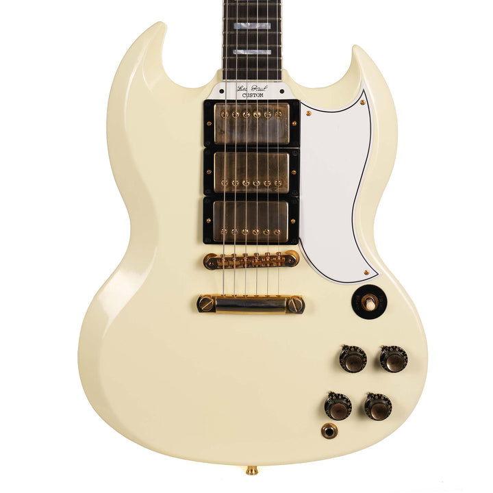 Gibson Custom Shop 1961 SG Custom Stopbar VOS Classic White 2021