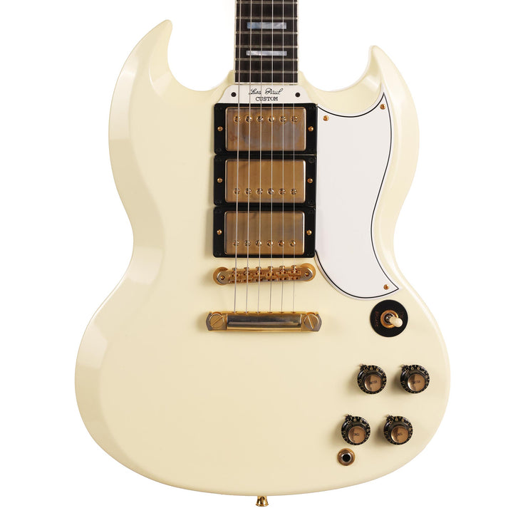 Gibson Custom Shop 1961 SG Custom Stopbar VOS Classic White 2021