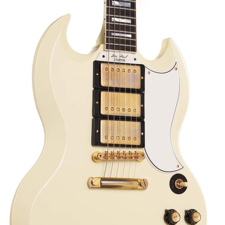 Gibson Custom Shop 1961 SG Custom Stopbar VOS Classic White 2021