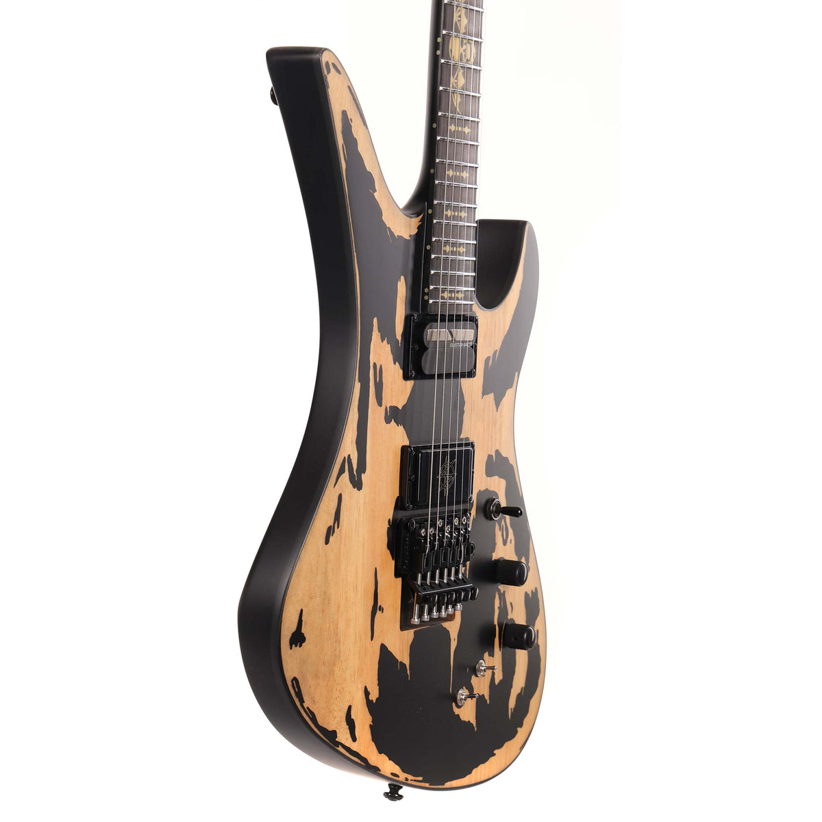 Schecter Synyster Gates Custom-S Distressed Satin Black 2024 — 5