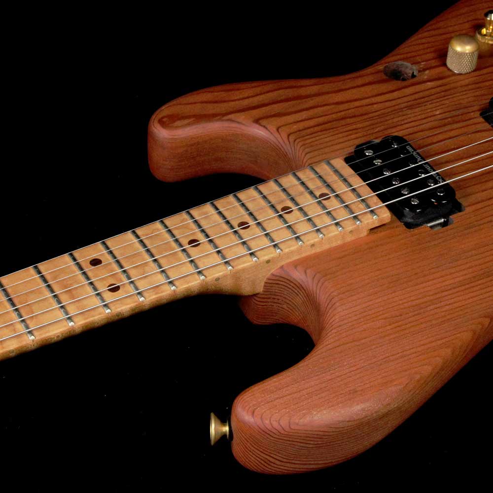 Charvel Custom Shop Carbonized Recycled Redwood San Dimas 2015 — 7