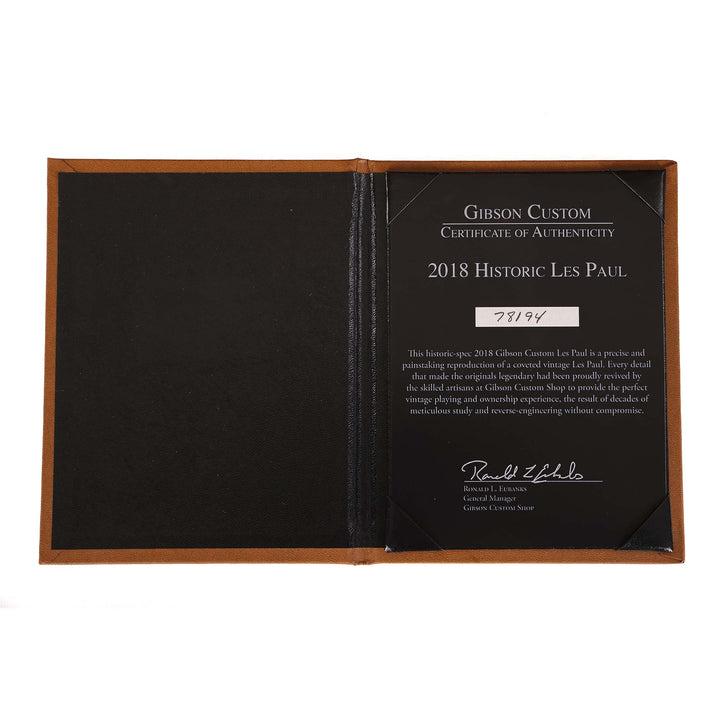 Gibson Custom Shop Historic 1957 Les Paul Custom Ebony 2018
