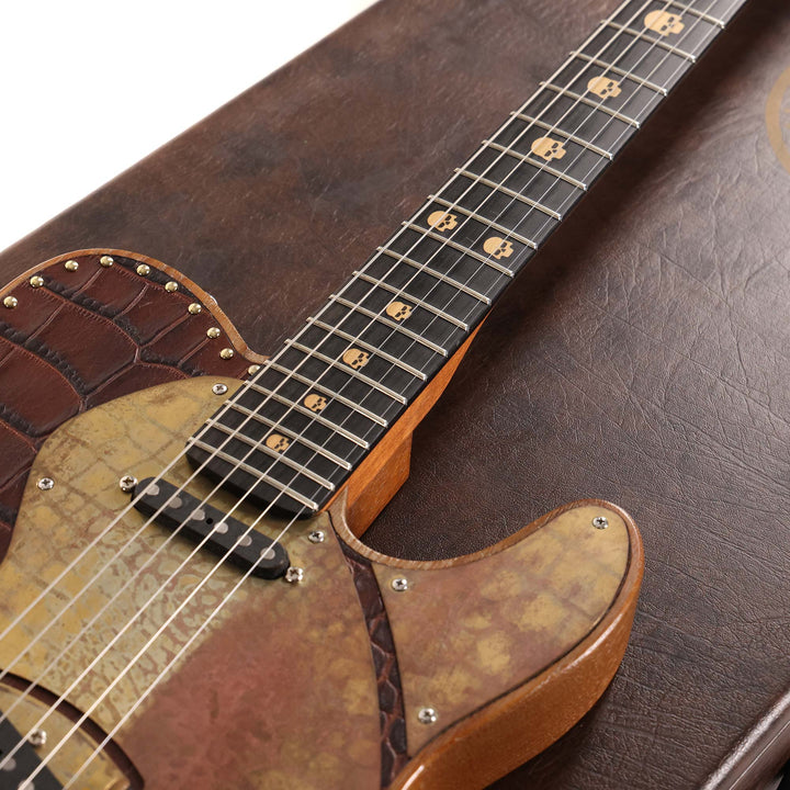 Paoletti Nancy Wine Crocodile Series Guitar 2019