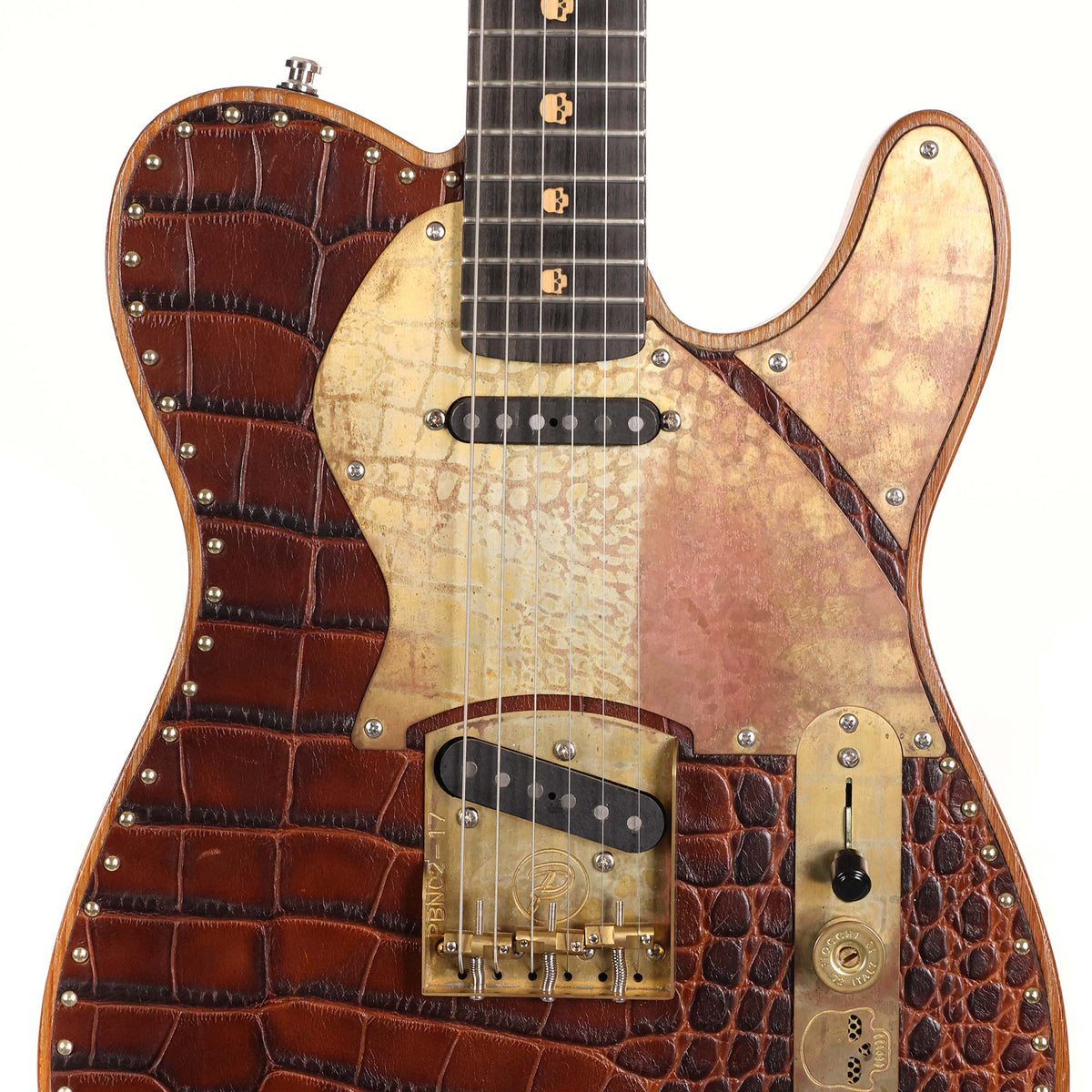 Paoletti Nancy Wine Crocodile Series Guitar 2019 — 4