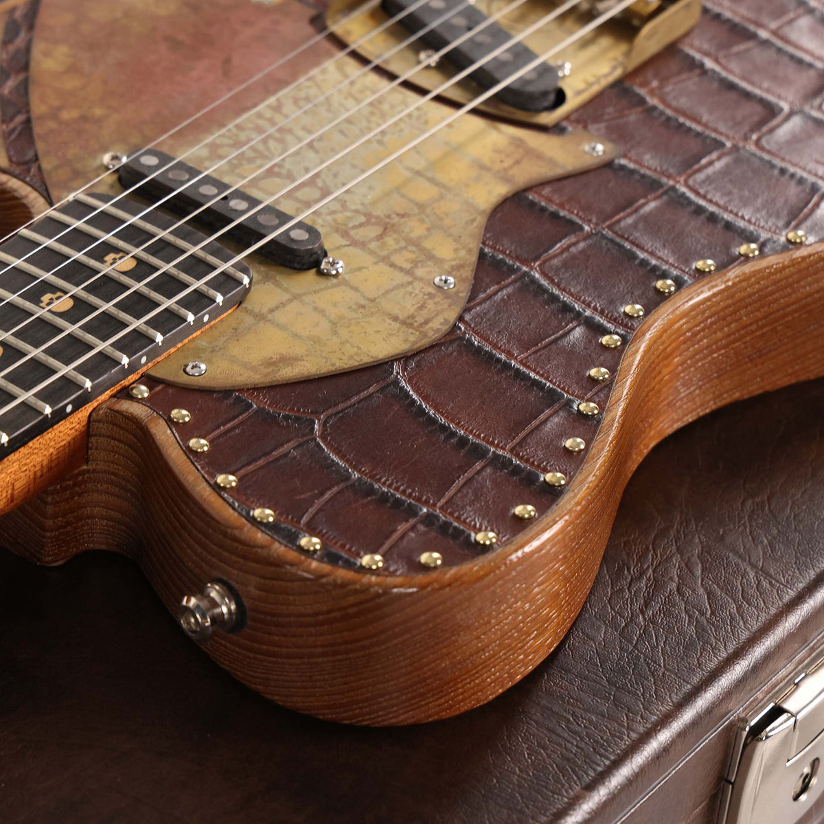 Paoletti Nancy Wine Crocodile Series Guitar 2019 — 7