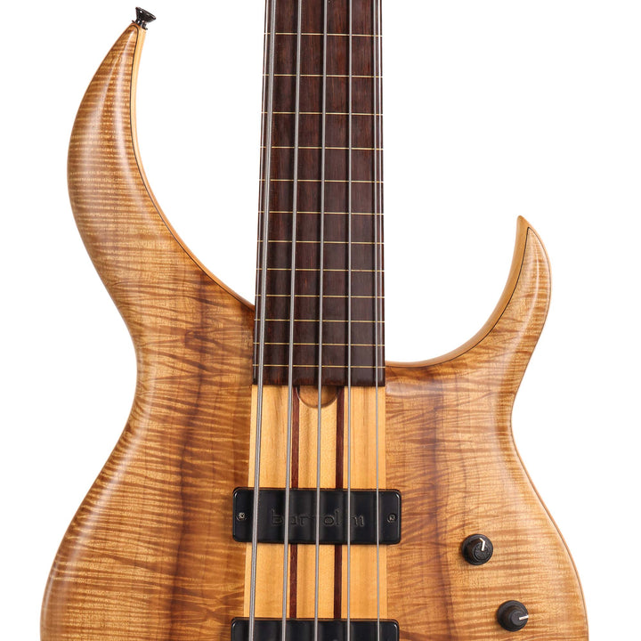 Sukop Classic 5-String Neck-Thru Fretless Bass Natural Used