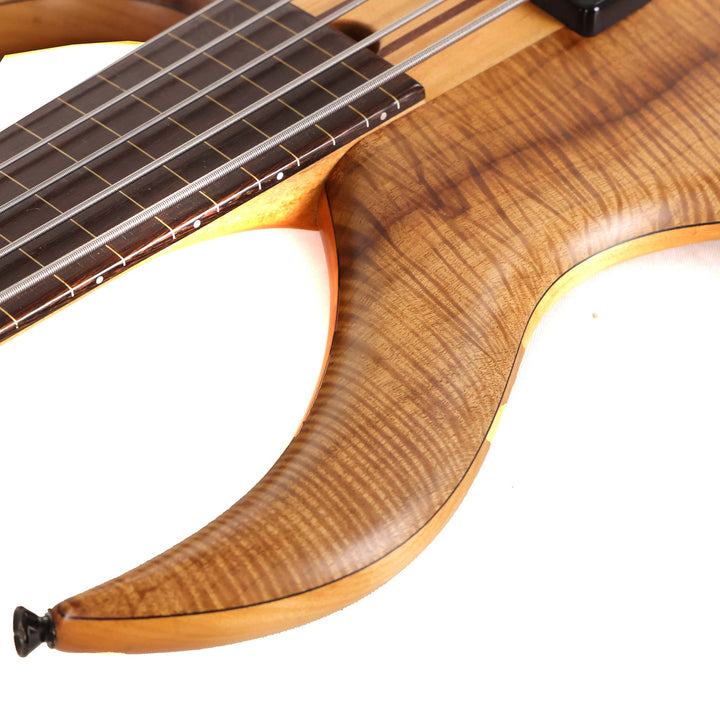 Sukop Classic 5-String Neck-Thru Fretless Bass Natural Used