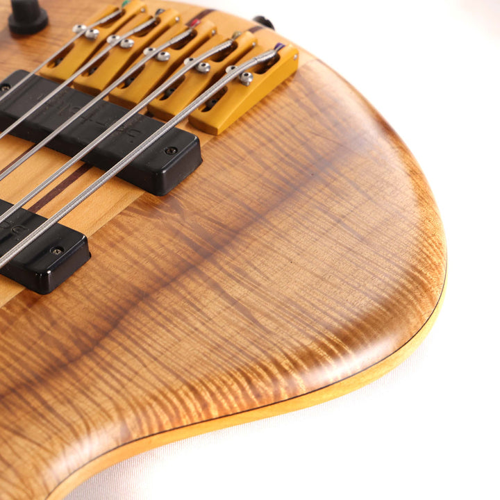 Sukop Classic 5-String Neck-Thru Fretless Bass Natural Used