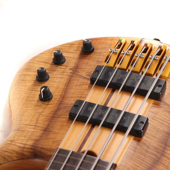 Sukop Classic 5-String Neck-Thru Fretless Bass Natural Used